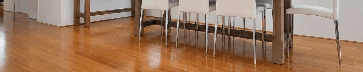 Professionally installed and refinished bamboo flooring in a residential home, showcasing smooth finish and natural wood tones in Reno, NV