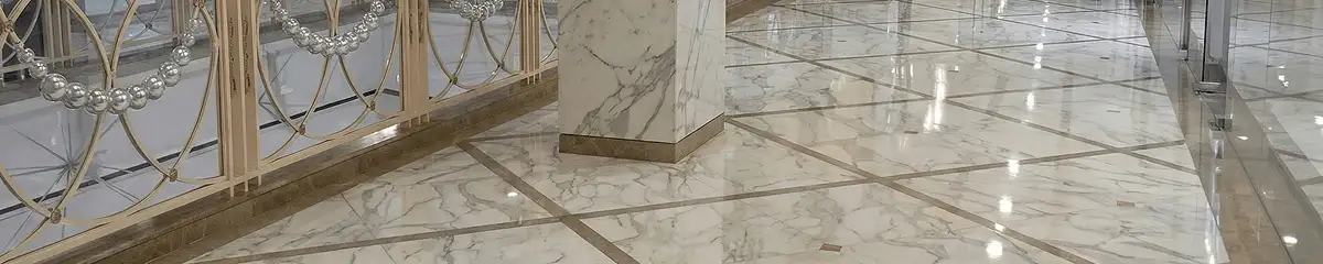 Beautiful marble floor professionally installed in Reno, NV