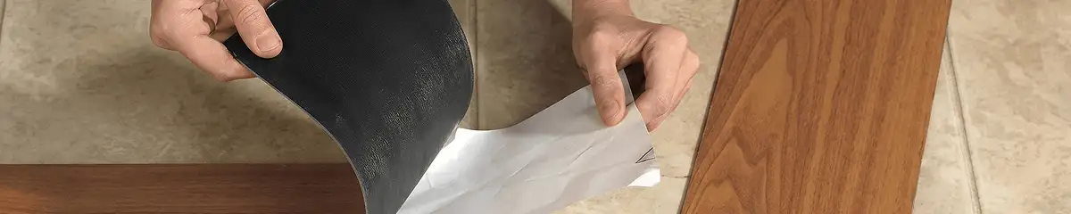 A professional installing vinyl flooring in Reno, NV